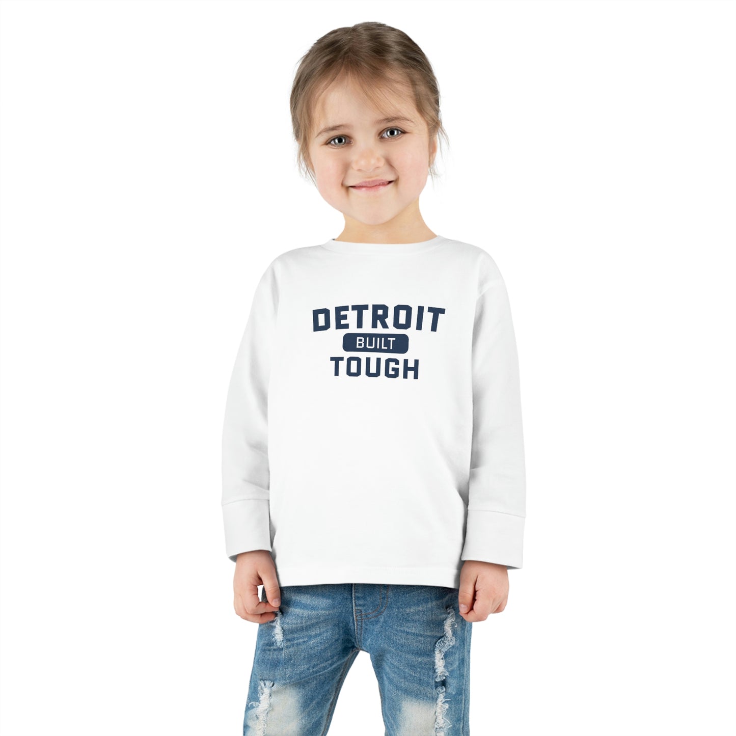 'Built Detroit Tough'' Parody T-Shirt | Toddler Long Sleeve