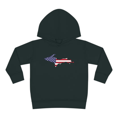 Michigan Upper Peninsula Hoodie (w/ UP USA Flag Outline) | Unisex Toddler