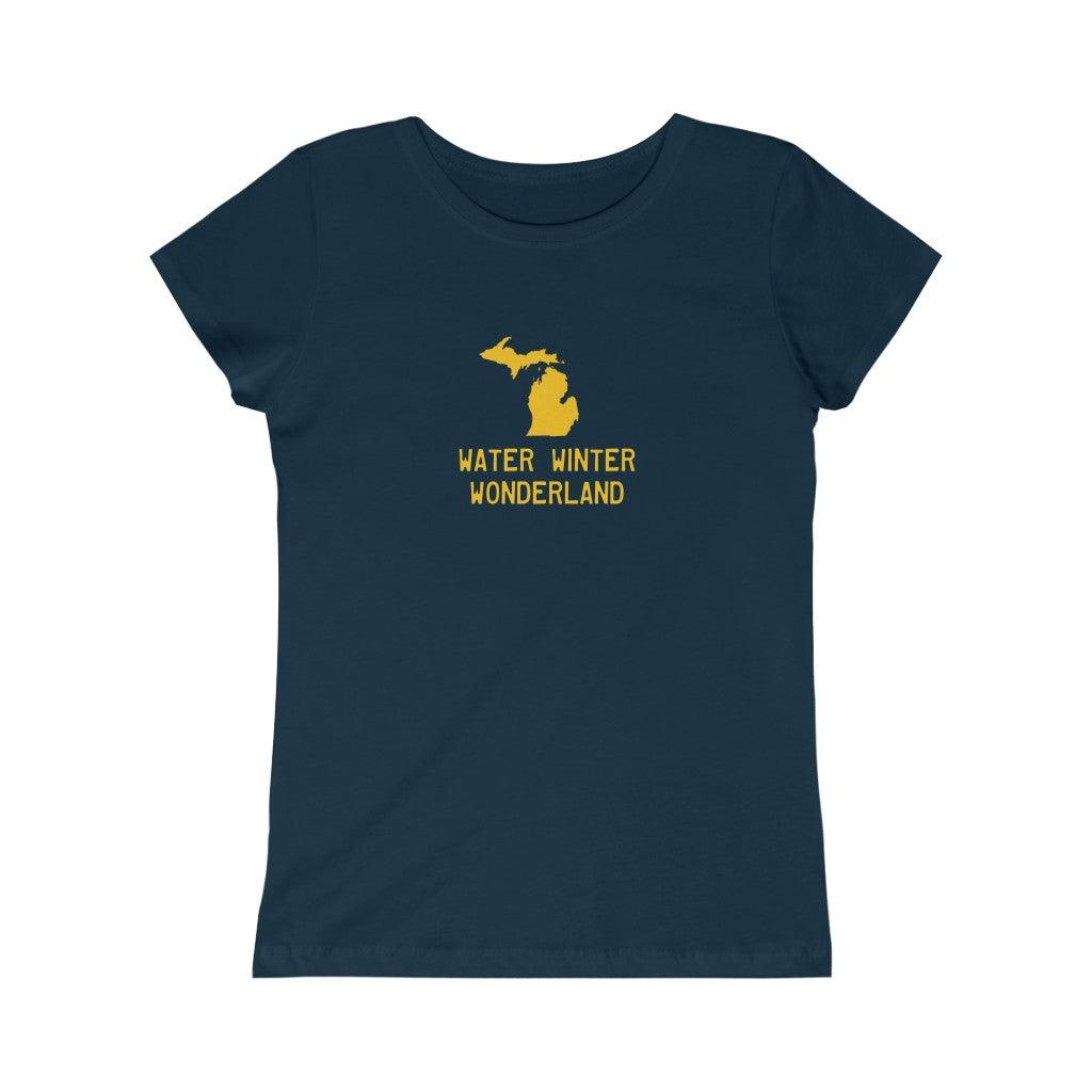 'Water Winter Wonderland' T-Shirt | Youth Girls - Circumspice Michigan