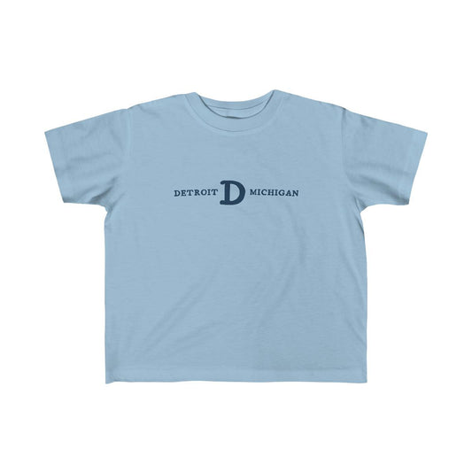 'Detroit Michigan' T-Shirt  (w/ Old French D) | Toddler Short Sleeve - Circumspice Michigan