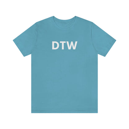 Detroit 'DTW' T-Shirt | Unisex Standard Fit