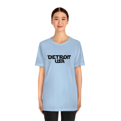 'Detroit USA' T-Shirt (1970s Epic Sci-Fi Parody) | Unisex Standard Fit