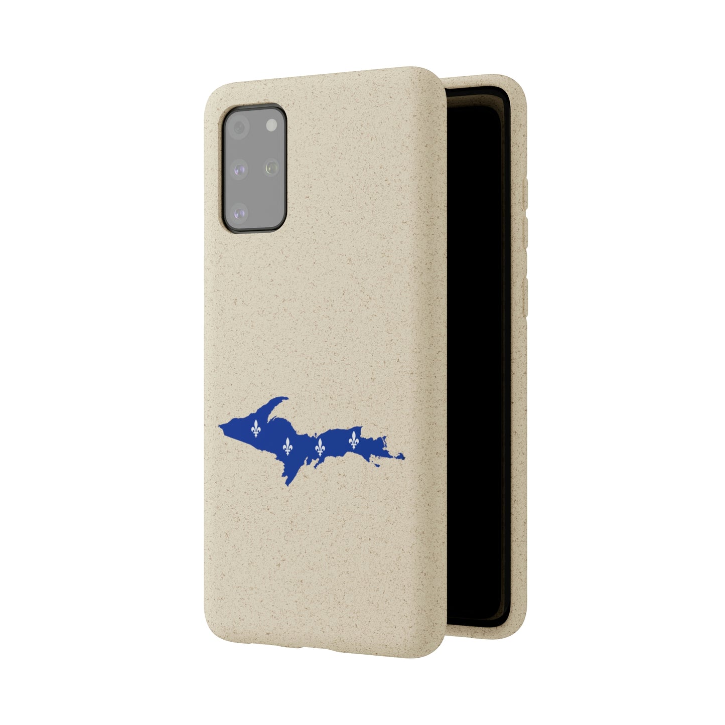 Michigan Upper Peninsula Biodegradable Phone Cases (w/ UP Quebec Flag Outline) | Samsung Android