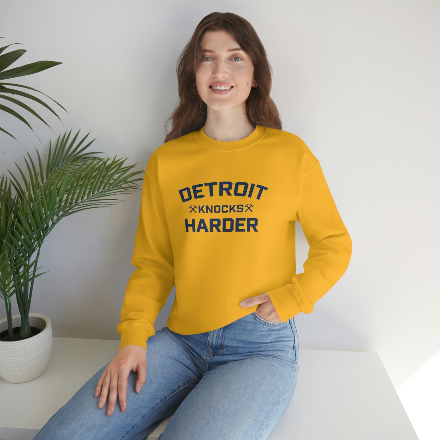 'Detroit Knocks Harder' Sweatshirt | Unisex Standard