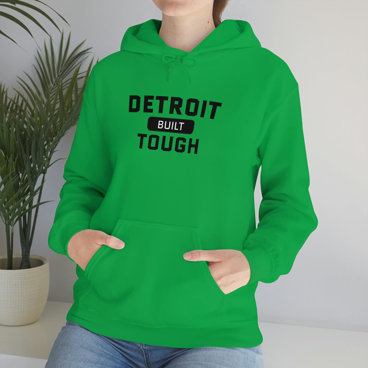 'Built Detroit Tough' Hoodie | Unisex Standard