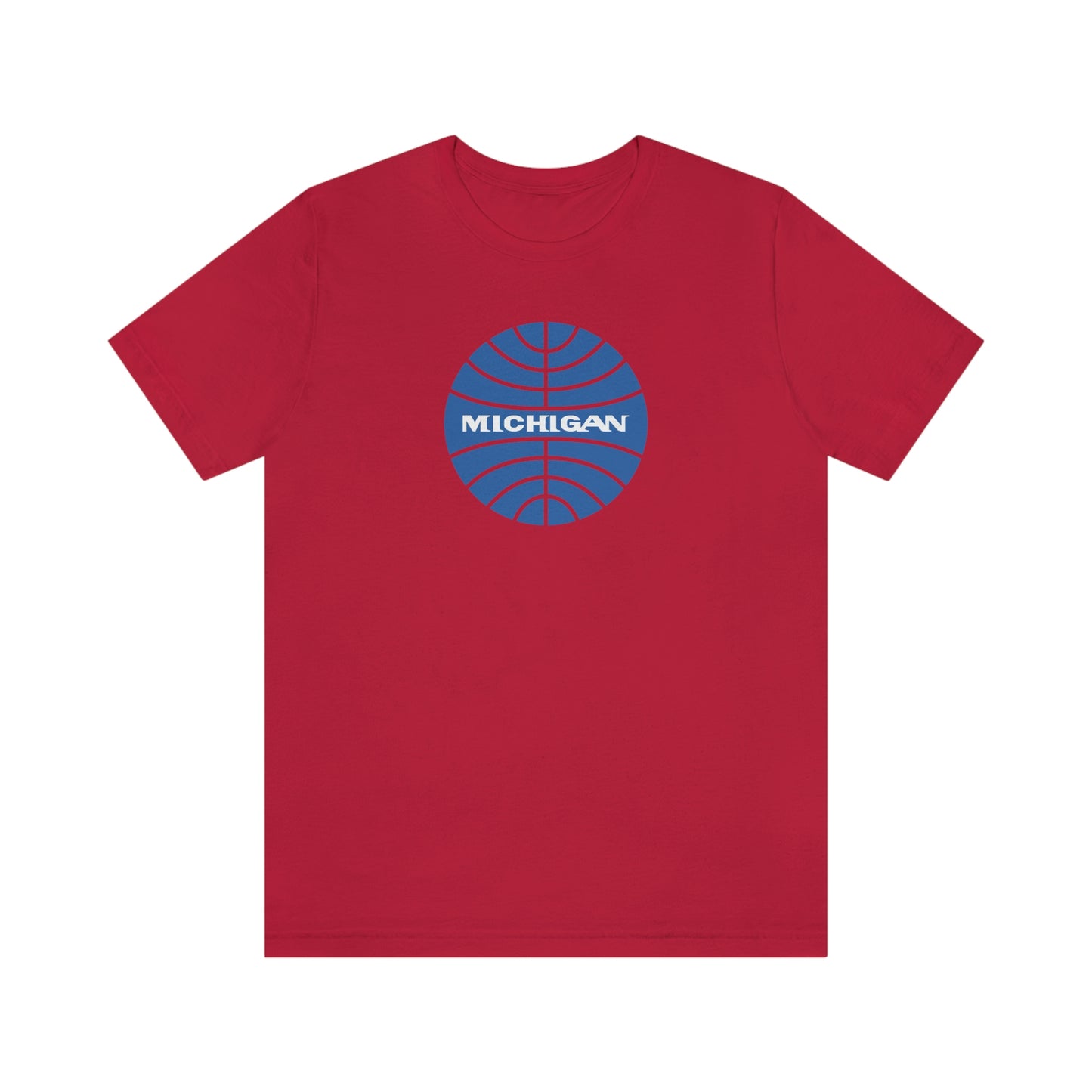 'Michigan' T-Shirt (Retro Airline Parody)  | Unisex Standard Fit