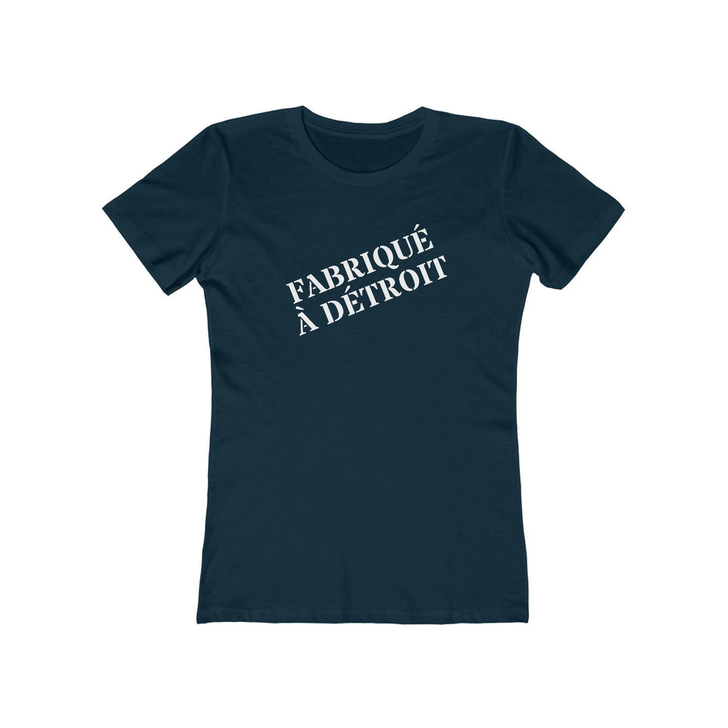 'Fabriqué à Détroit' T-Shirt | Women's Boyfriend Cut