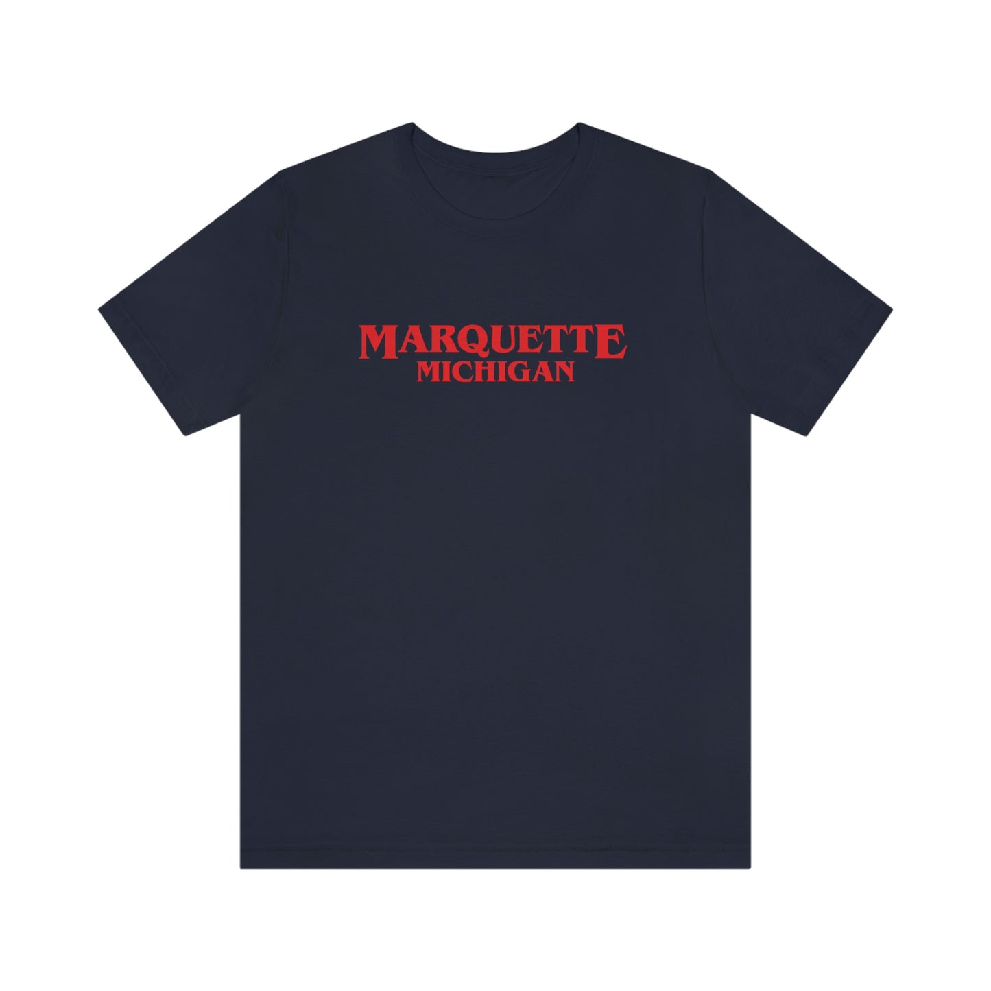 'Marquette Michigan' ' T-Shirt (1980s Drama Parody) | Unisex Standard Fit