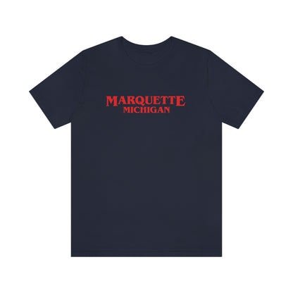 'Marquette Michigan' ' T-Shirt (1980s Drama Parody) | Unisex Standard Fit