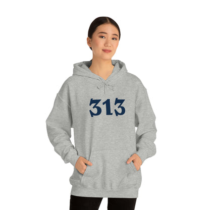 Detroit '313' Hoodie (Angry Serif Font) | Unisex Standard