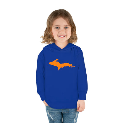 Michigan Upper Peninsula Hoodie (w/ Orange UP Outline) | Unisex Toddler