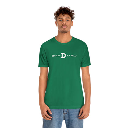 'Detroit Michigan' T-Shirt (w/ Old French D) | Unisex Standard Fit