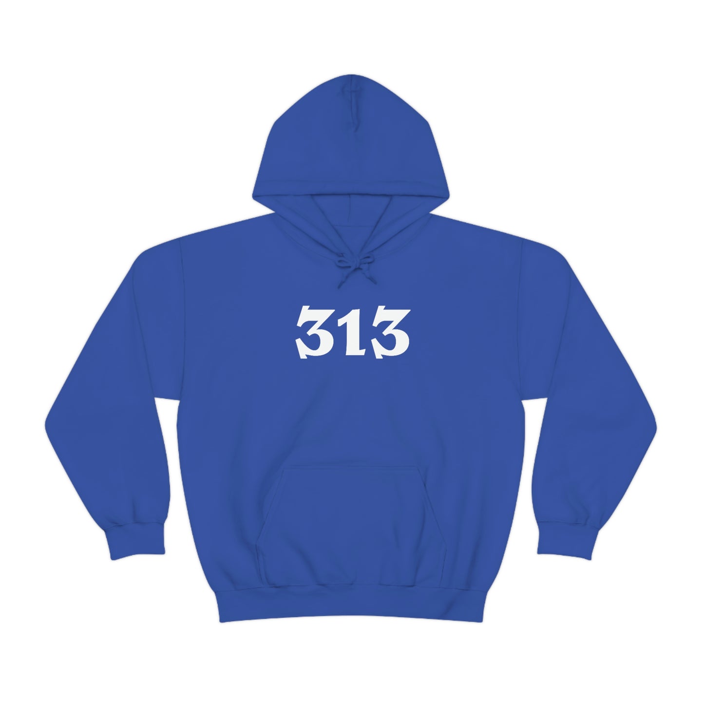 Detroit '313' Hoodie (Angry Serif Font) | Unisex Standard