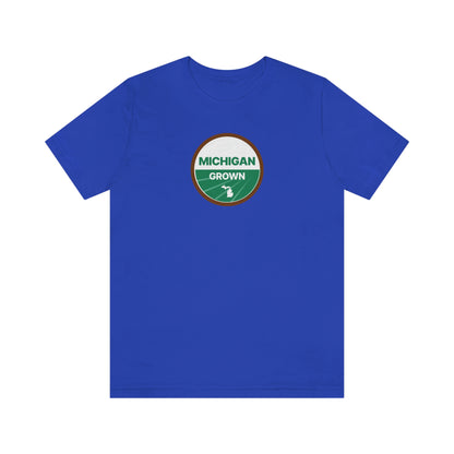 'Michigan Grown' T-Shirt (Agricultural Certification Parody) | Unisex Standard Fit