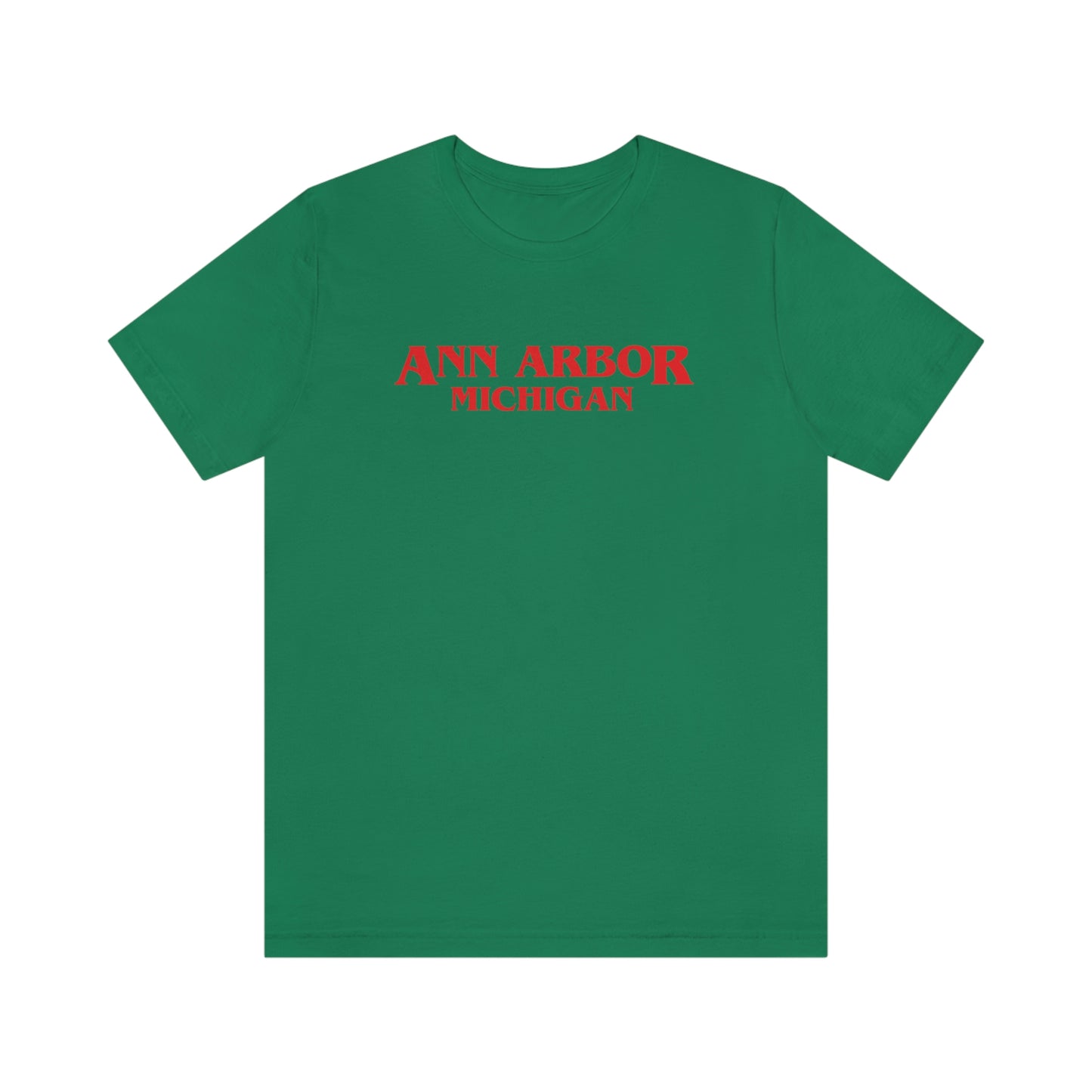 'Ann Arbor Michigan' ' T-Shirt (1980s Drama Parody) | Unisex Standard Fit