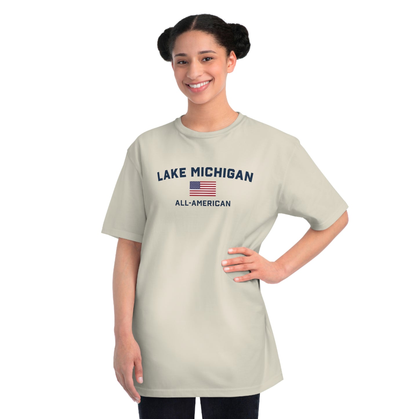 'Lake Michigan All-American' T-Shirt | Organic Unisex