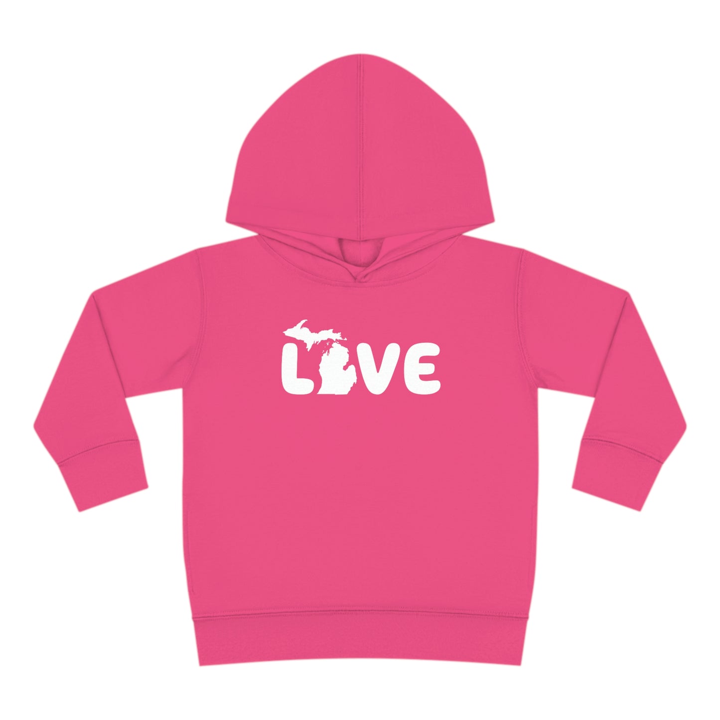 Michigan 'Love' Hoodie (Rounded Children's Font) | Unisex Toddler