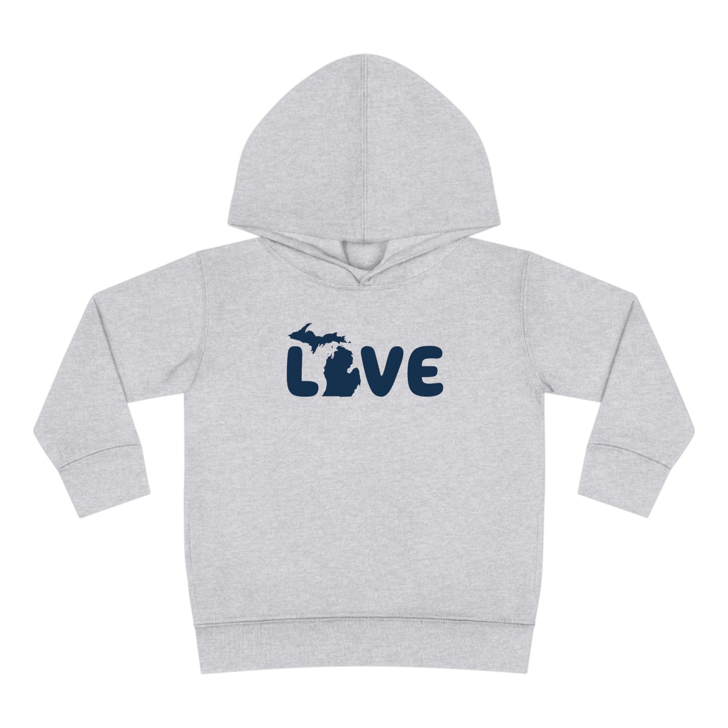 Michigan 'Love' Hoodie (Rounded Children's Font) | Unisex Toddler