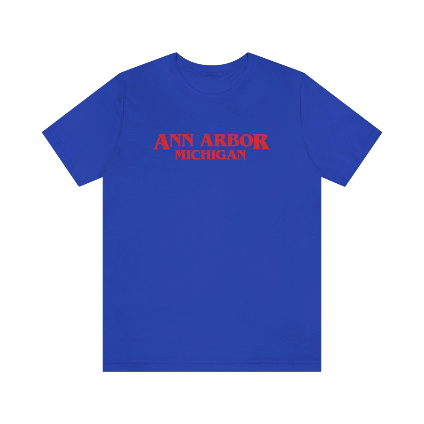 'Ann Arbor Michigan' ' T-Shirt (1980s Drama Parody) | Unisex Standard Fit