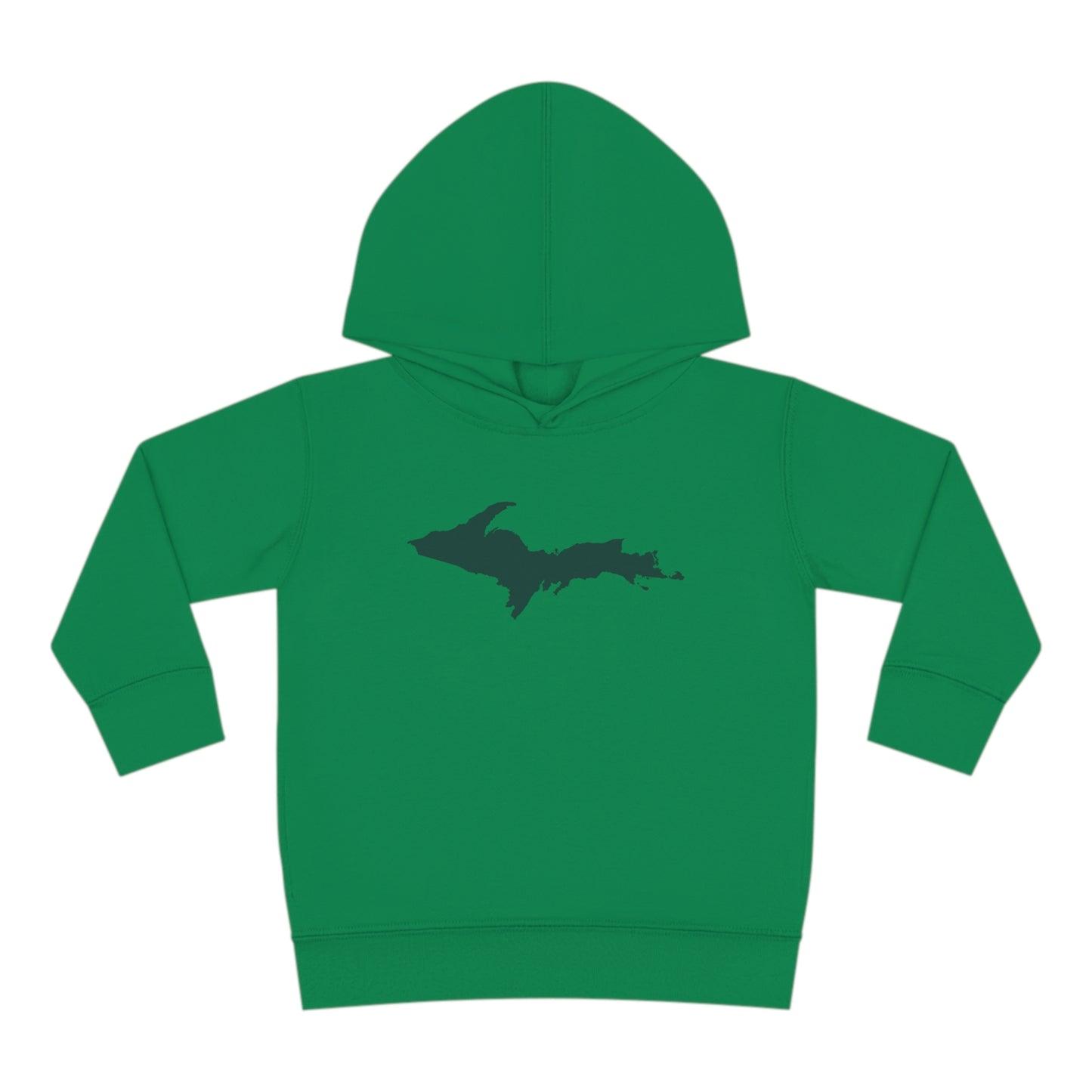 Michigan Upper Peninsula Hoodie (w/ Green UP Outline) | Unisex Toddler