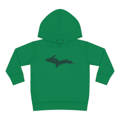 Michigan Upper Peninsula Hoodie (w/ Green UP Outline) | Unisex Toddler