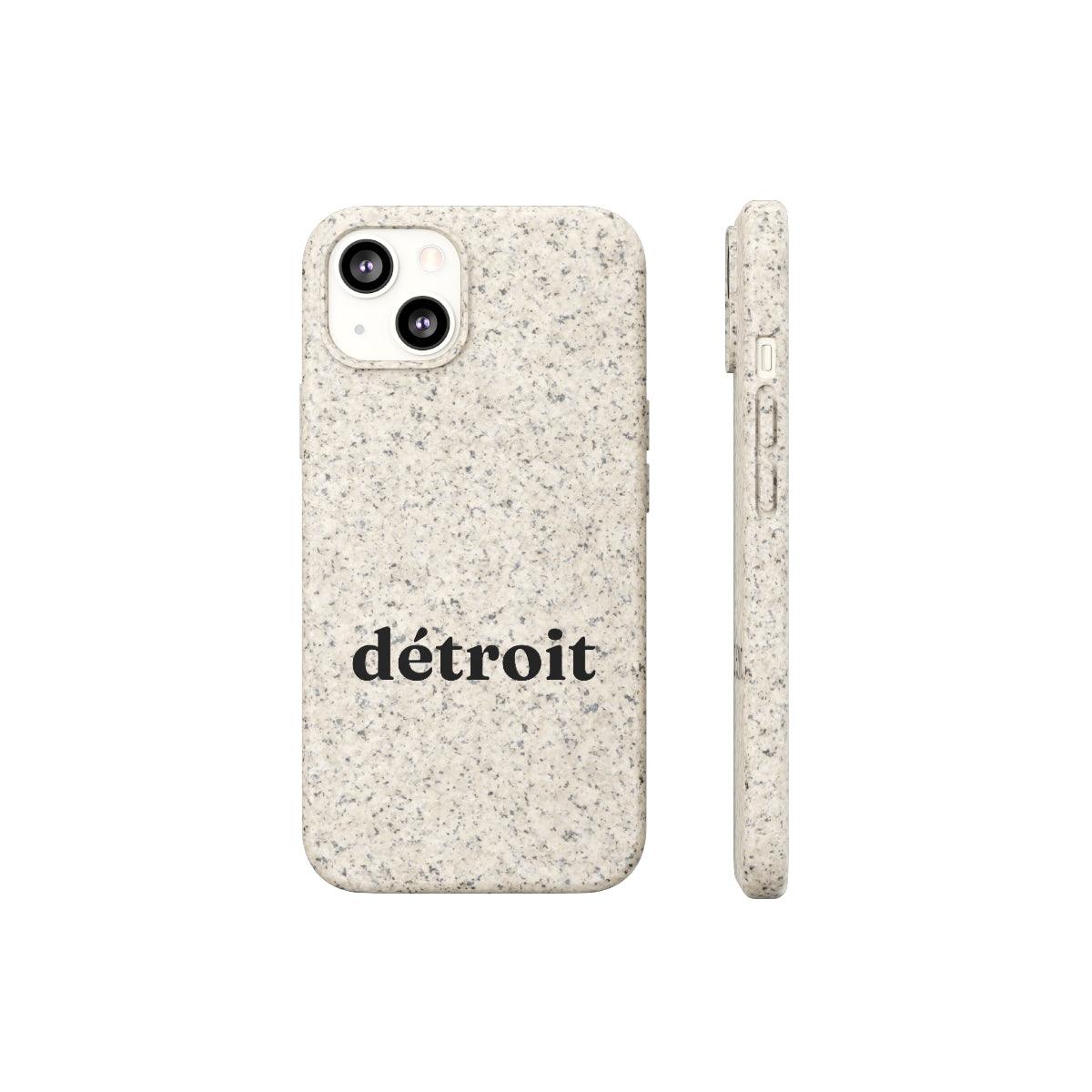 'Détroit' Phone Cases (Old Style Serif Font) | Android & iPhone - Circumspice Michigan