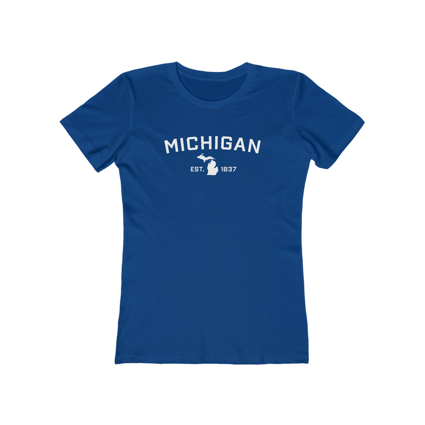 'Michigan EST 1837' | Women's Boyfriend Cut