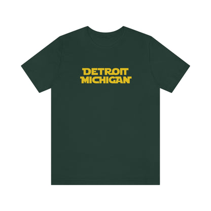 'Detroit Michigan' T-Shirt (1970s Epic Sci-Fi Parody) | Unisex Standard Fit