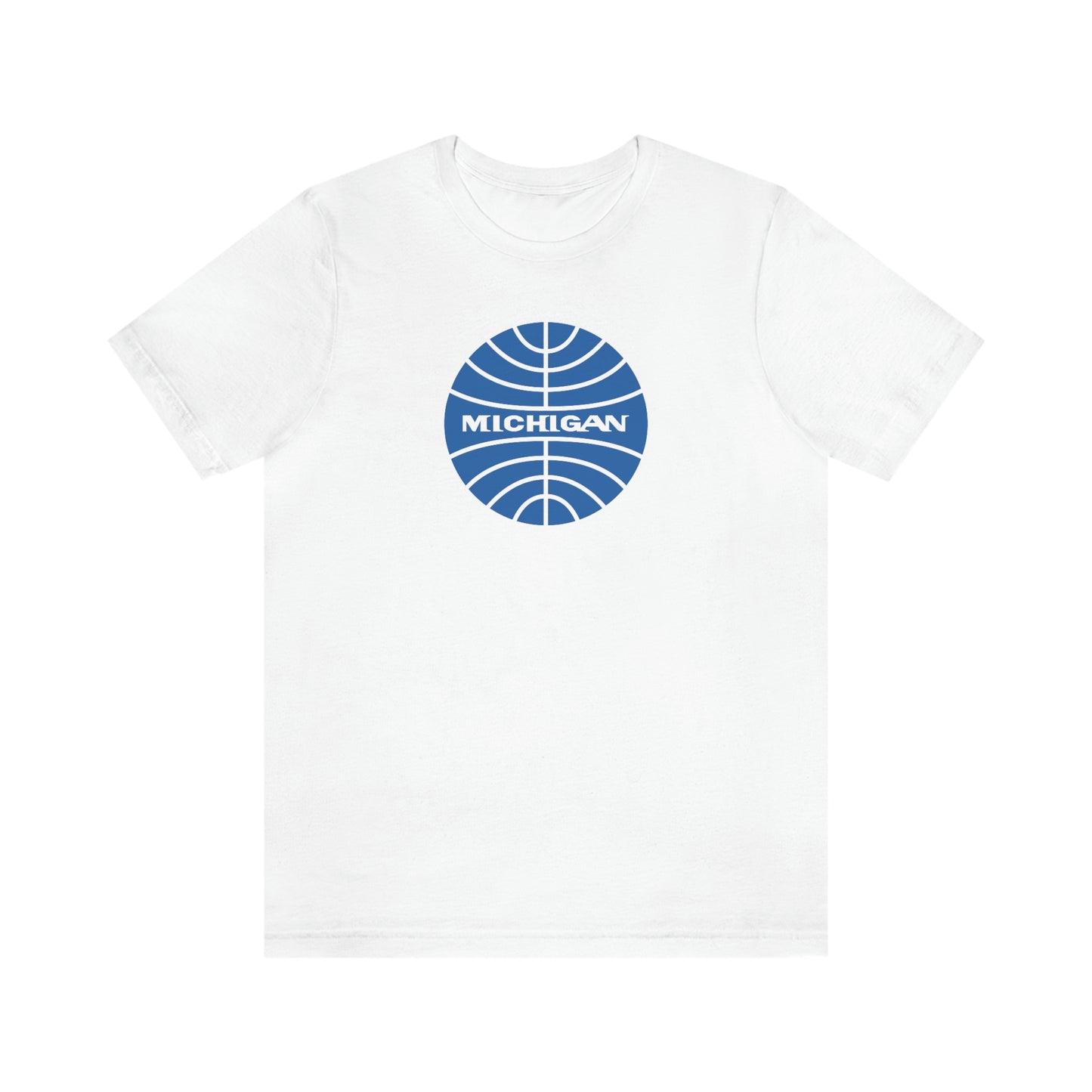 'Michigan' T-Shirt (Retro Airline Parody)  | Unisex Standard Fit