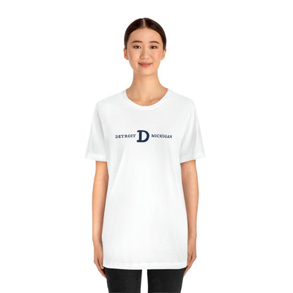 'Detroit Michigan' T-Shirt (w/ Old French D) | Unisex Standard Fit