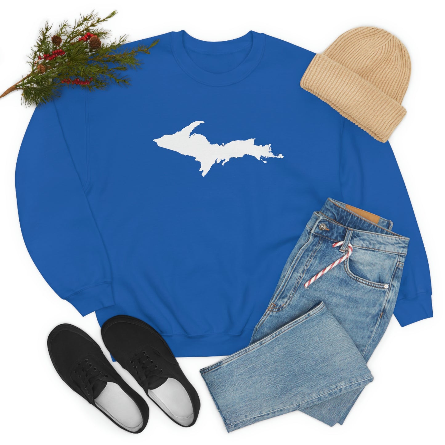 Michigan Upper Peninsula Sweatshirt (w/ UP Outline) | Unisex Standard