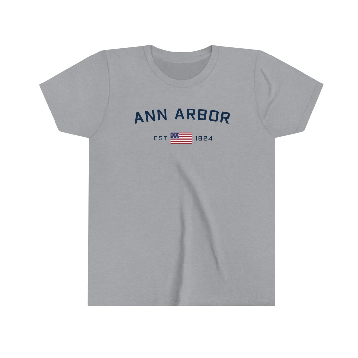 'Ann Arbor EST 1824' T-Shirt | Youth Short Sleeve