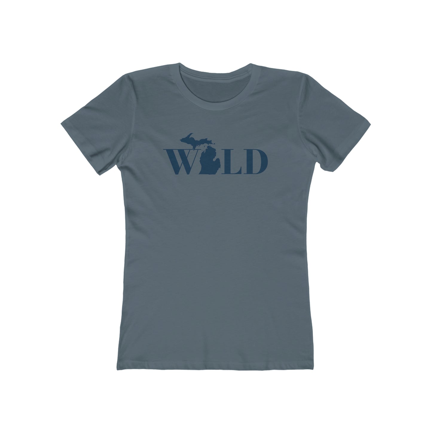 Michigan 'Wild' T-Shirt (Didone Font) | Women's Boyfriend Cut