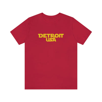 'Detroit USA' T-Shirt (1970s Epic Sci-Fi Parody) | Unisex Standard Fit