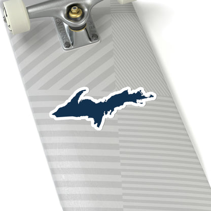 Michigan Upper Peninsula Kiss-Cut Sticker (w/ Navy UP Outline)