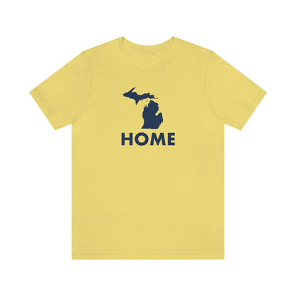 Michigan 'Home' T-Shirt (Geometric Sans Font) | Unisex Standard Fit