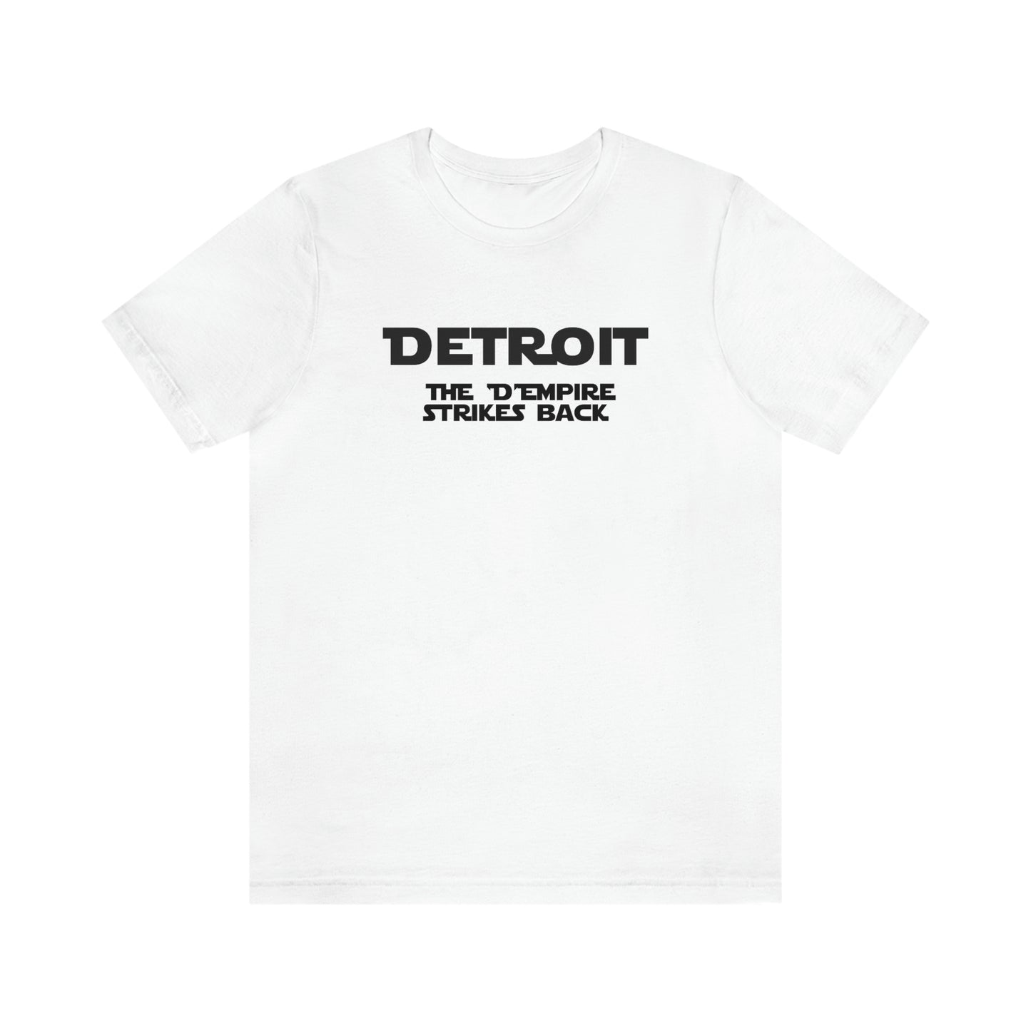 'Detroit the D'Empire Strikes Back' T-Shirt (1970s Sci-Fi Parody) | Unisex Standard Fit