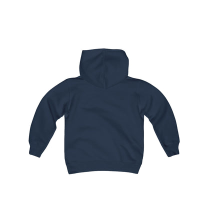 Michigan Upper Peninsula Hoodie (w/ Azure UP Outline)| Unisex Youth