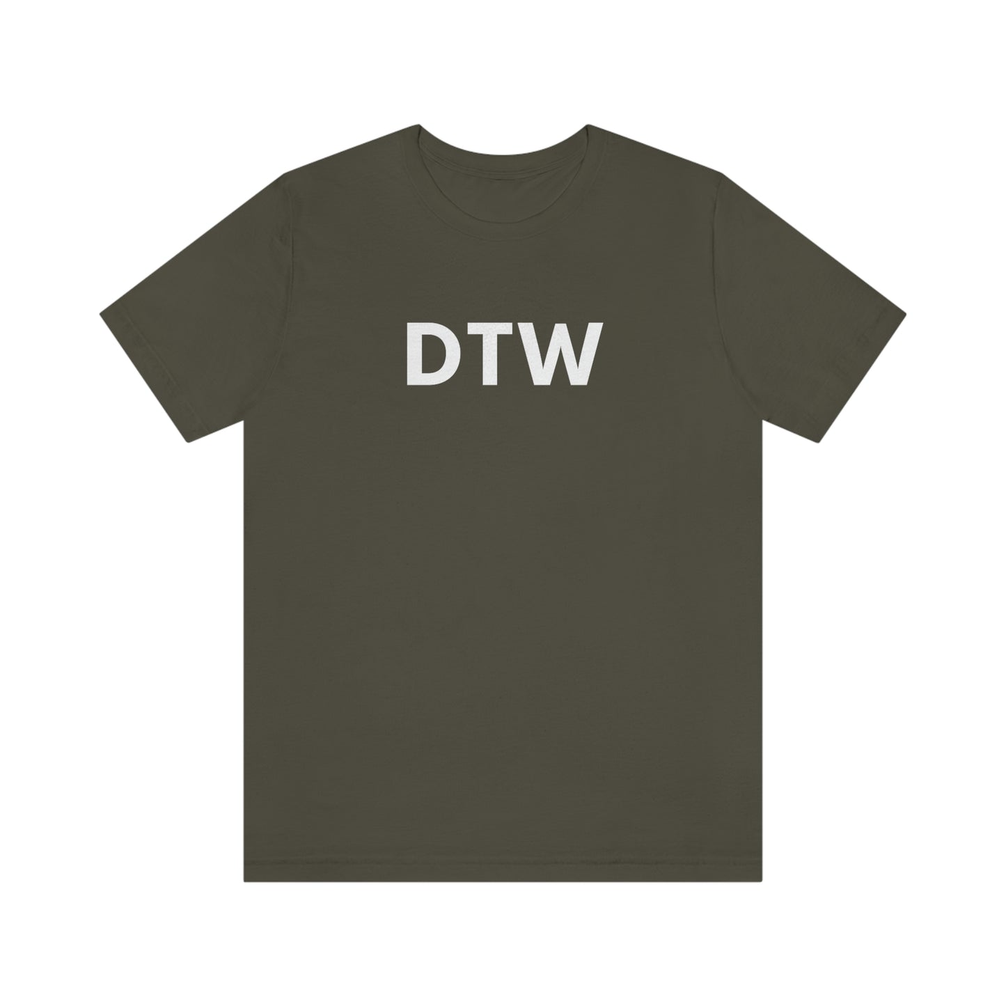 Detroit 'DTW' T-Shirt | Unisex Standard Fit