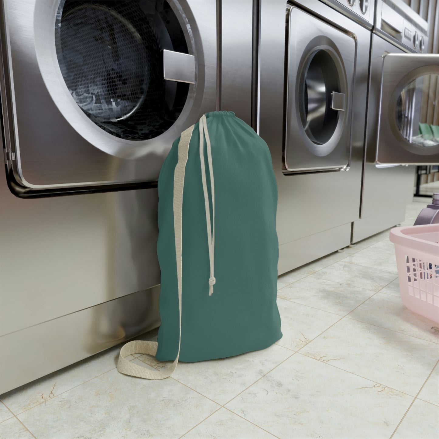 Michigan Upper Peninsula Laundry Bag (Copper Green w/ UP Outline)