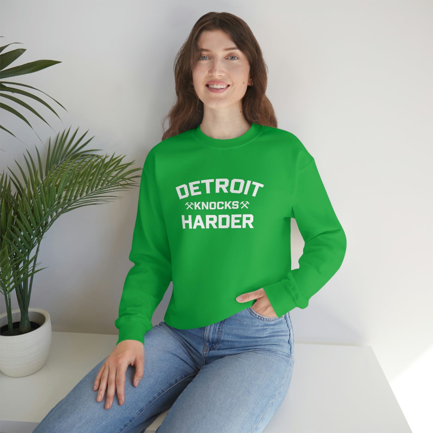 'Detroit Knocks Harder' Sweatshirt | Unisex Standard