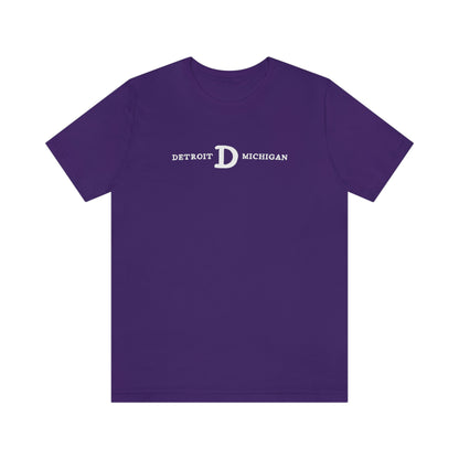 'Detroit Michigan' T-Shirt (w/ Old French D) | Unisex Standard Fit