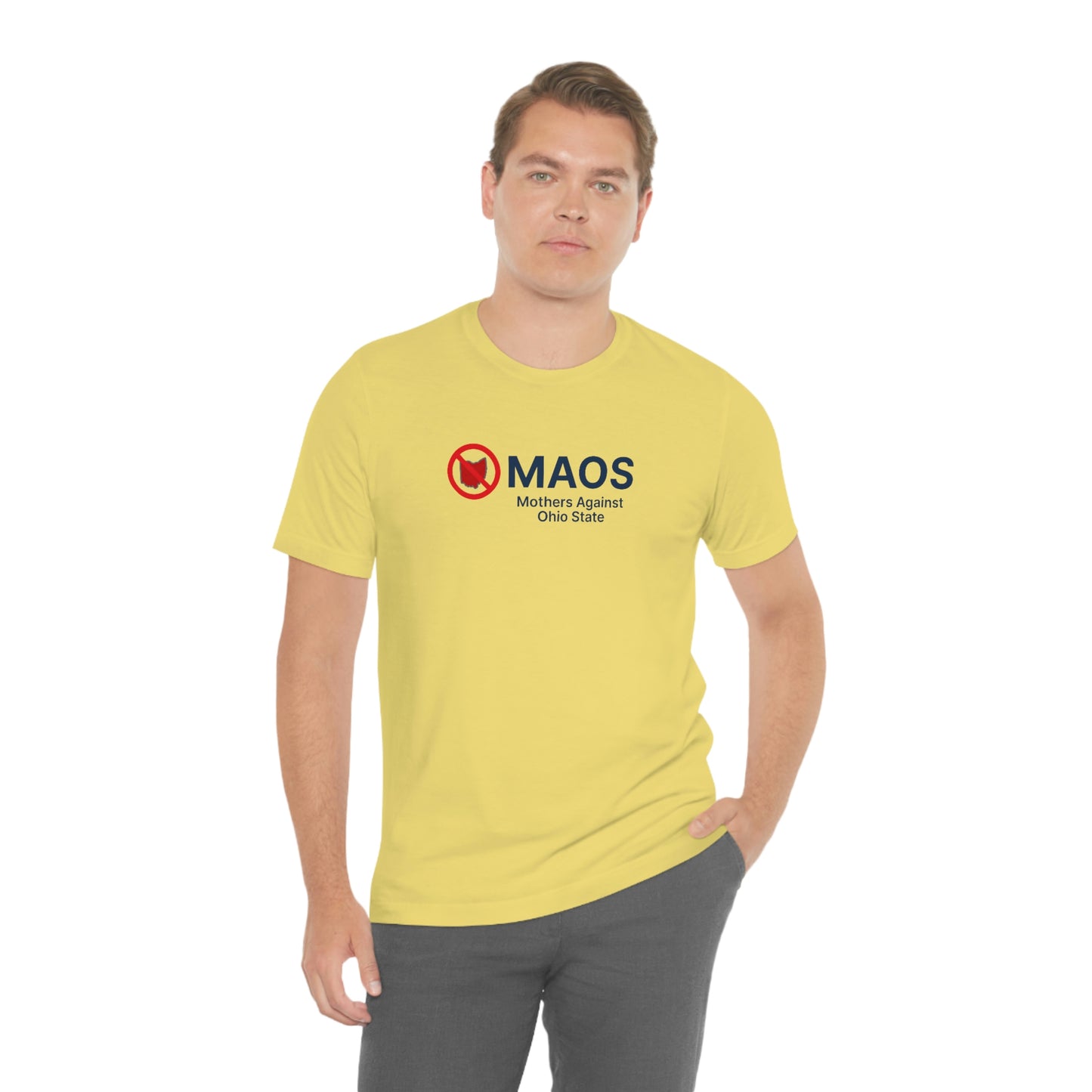 'MAOS Mothers Against Ohio State' T-Shirt | Unisex Standard Fit