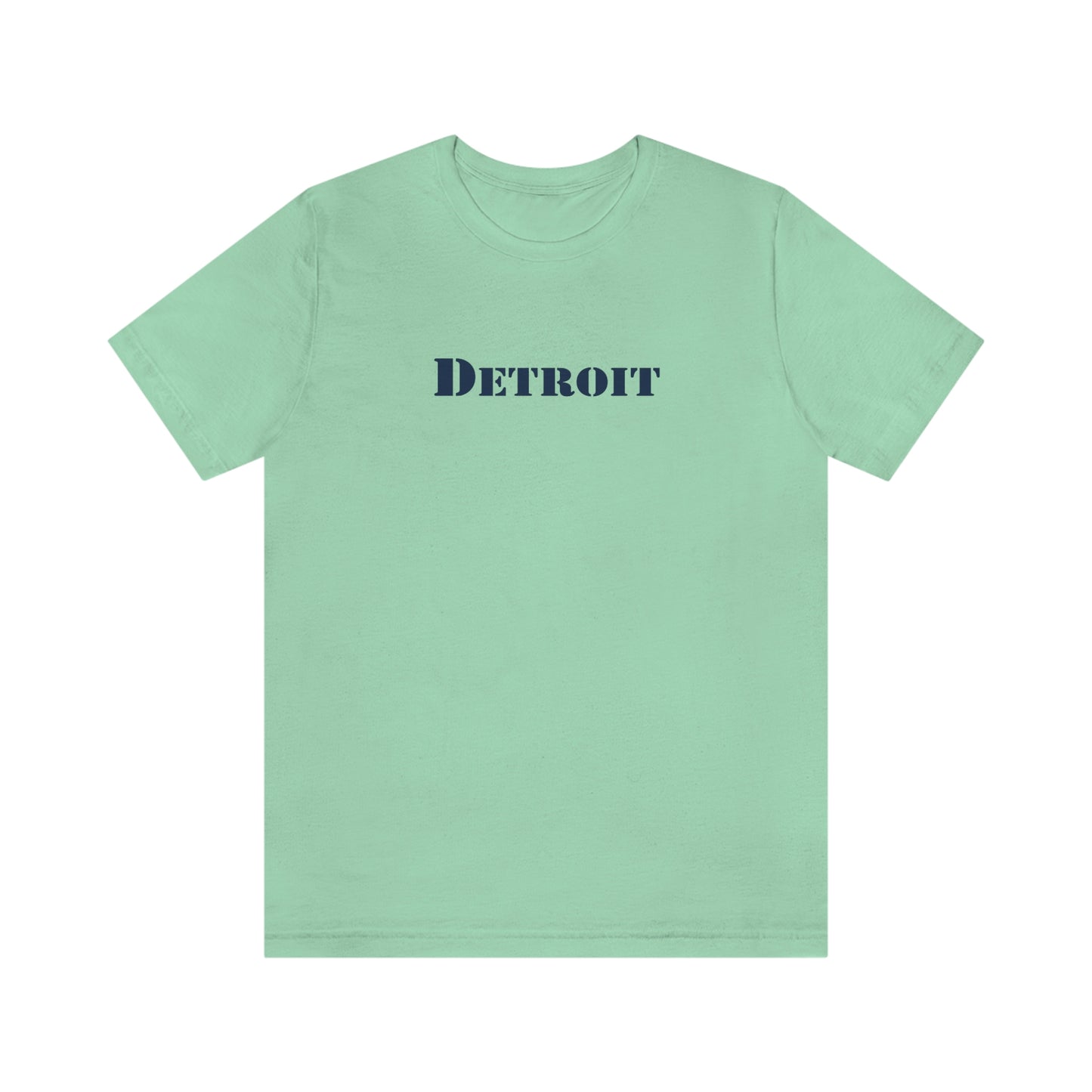 'Detroit' T-Shirt (Army Stencil Font) | Unisex Standard Fit