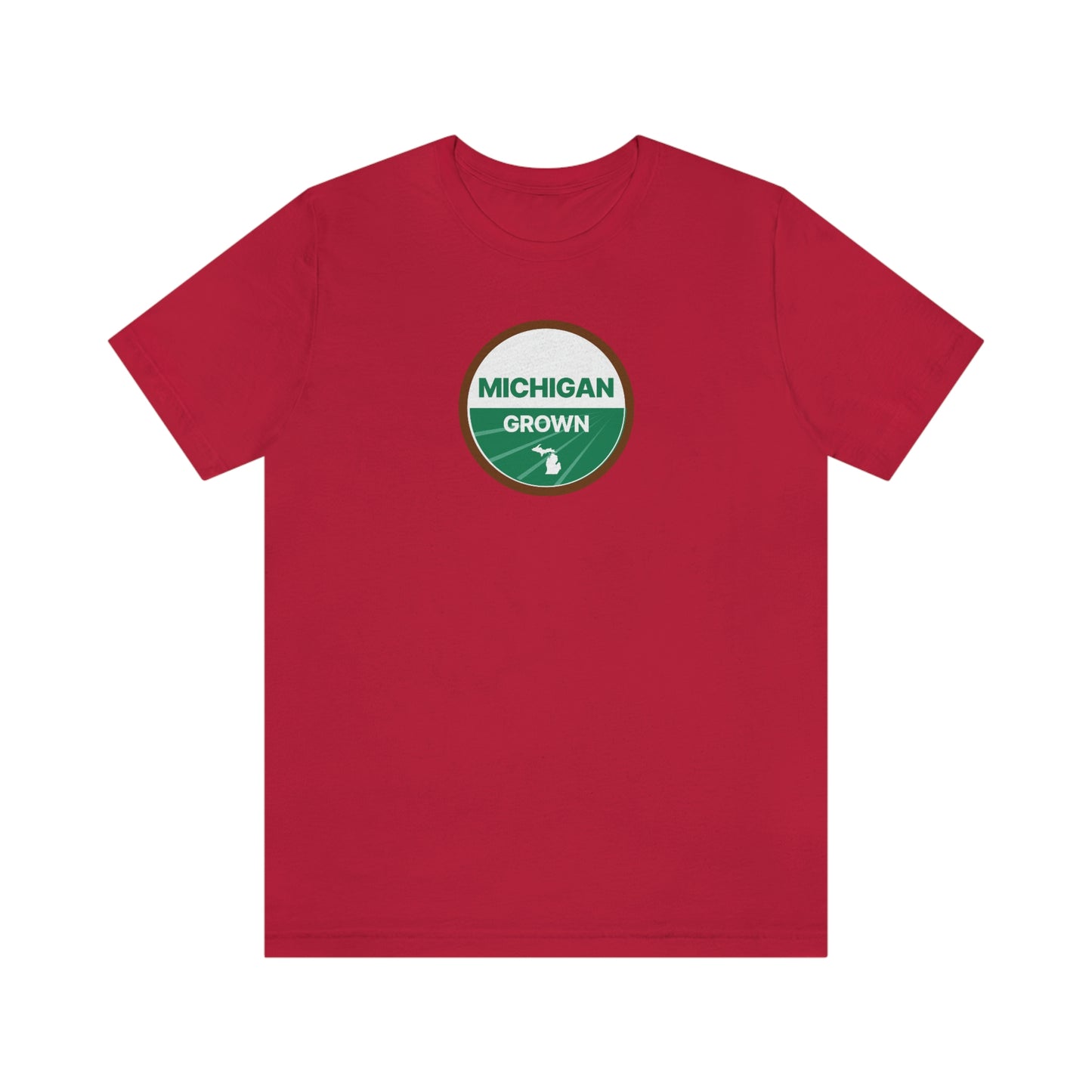 'Michigan Grown' T-Shirt (Agricultural Certification Parody) | Unisex Standard Fit