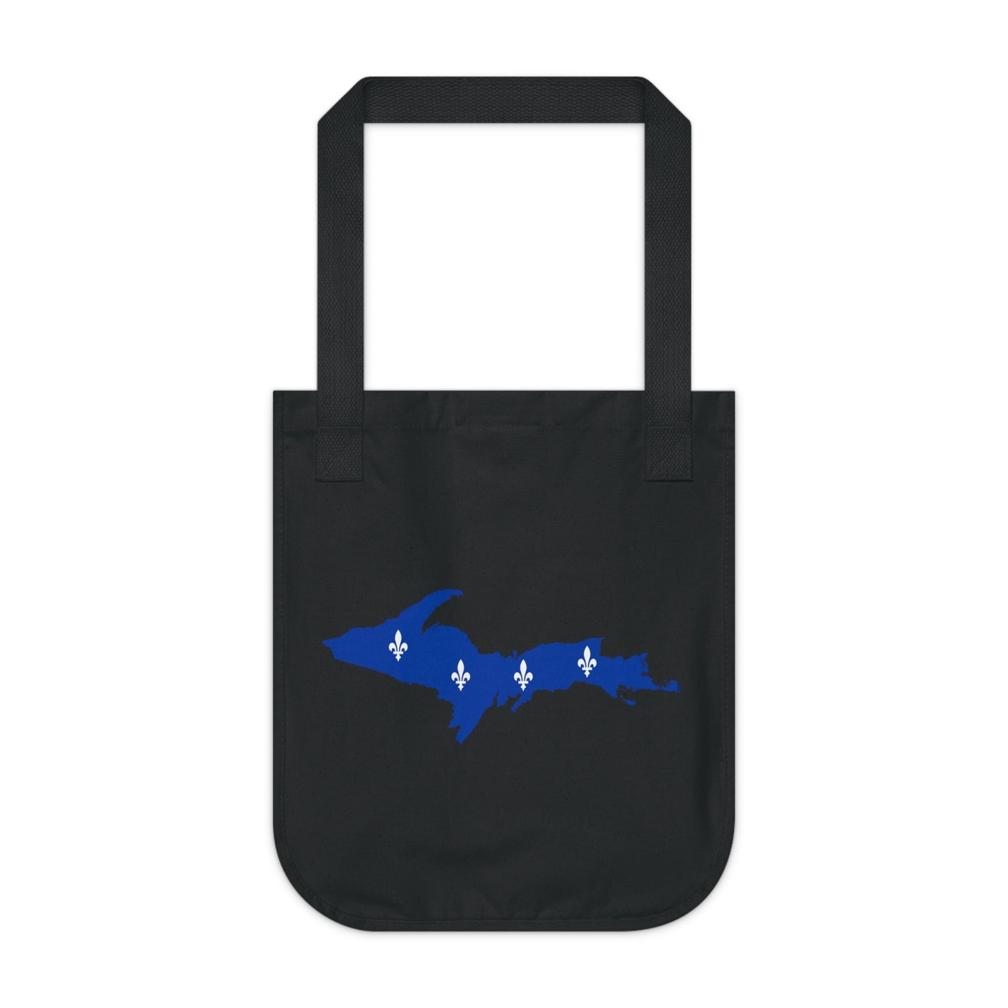 Michigan Upper Peninsula Heavy Tote Bag (w/ UP Quebec Flag Outline)