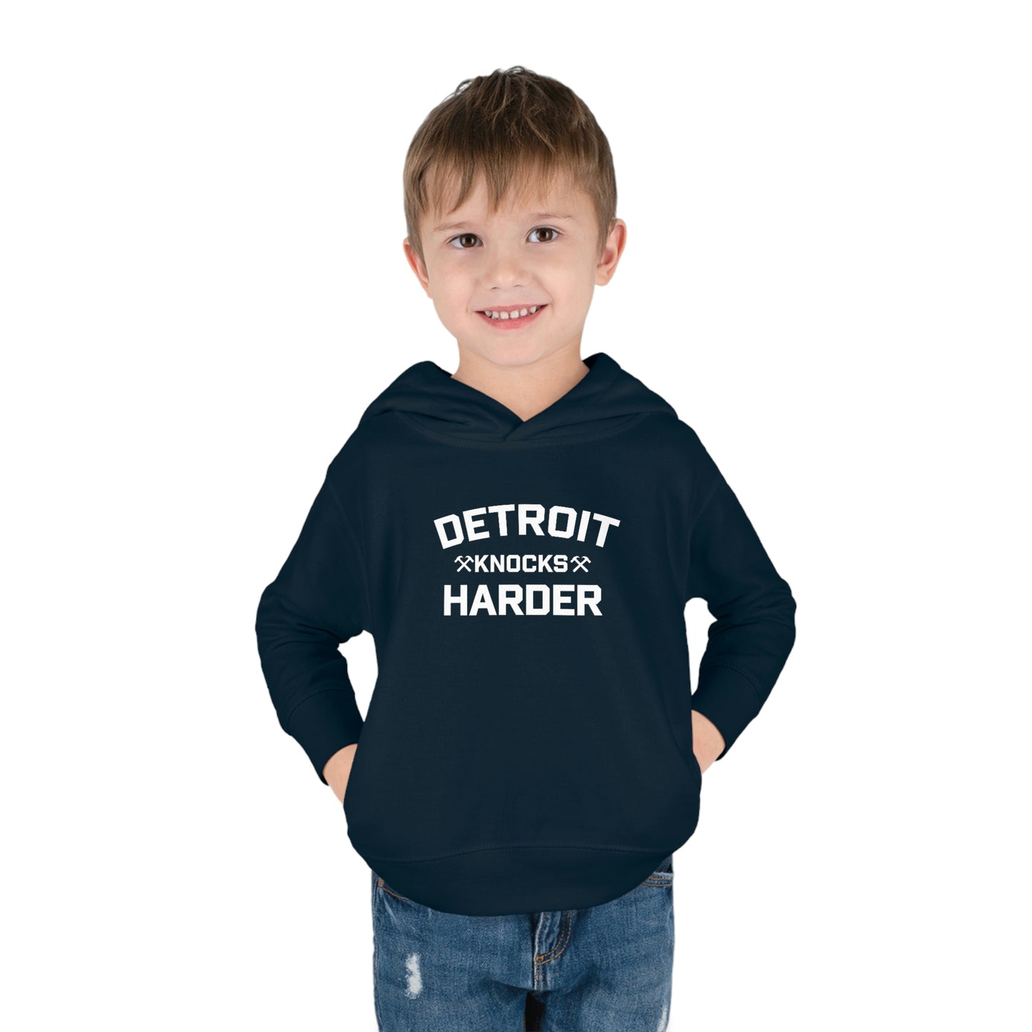 'Detroit Knocks Harder' Hoodie | Unisex Toddler