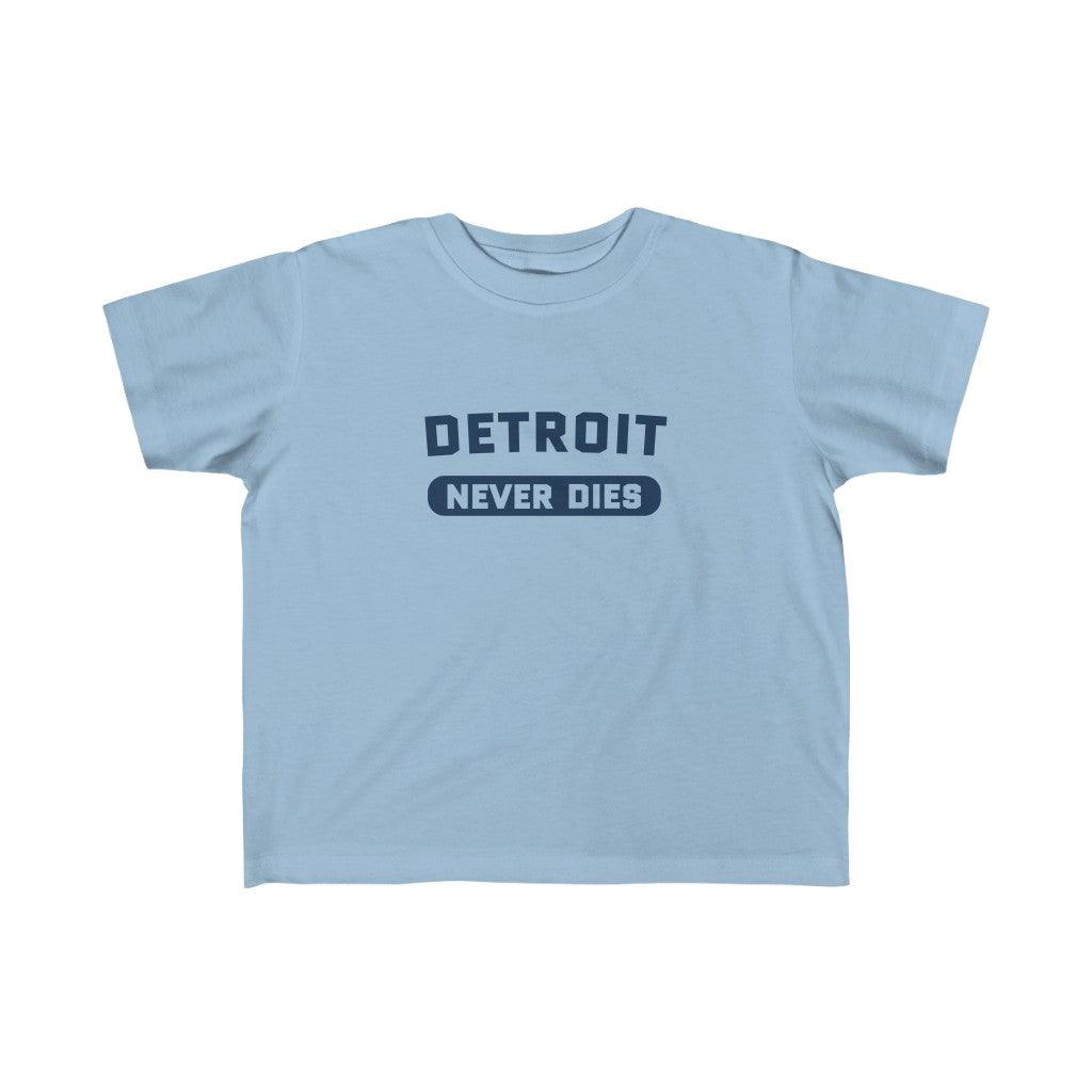 'Detroit Never Dies' ' T-Shirt | Toddler Short Sleeve - Circumspice Michigan