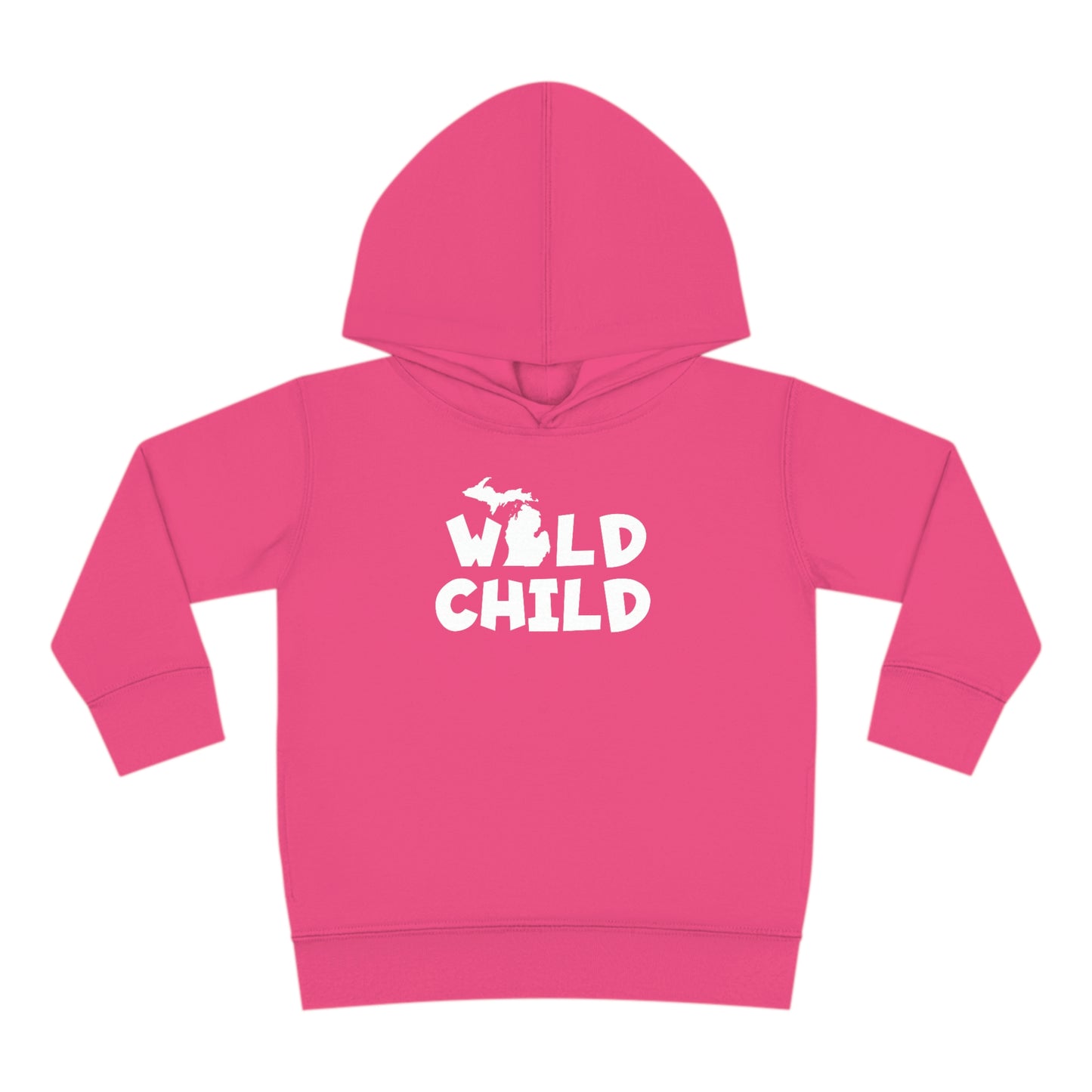 Michigan 'Wild Child' Hoodie (Whimsical Sans Font) | Unisex Toddler