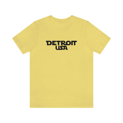 'Detroit USA' T-Shirt (1970s Epic Sci-Fi Parody) | Unisex Standard Fit